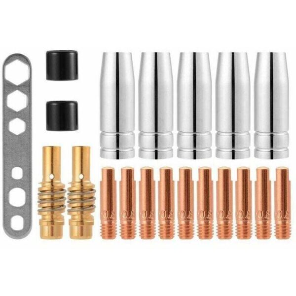 Kit buses LIIYIELA 15AK avec tubes-contact, buses gaz et accessoires