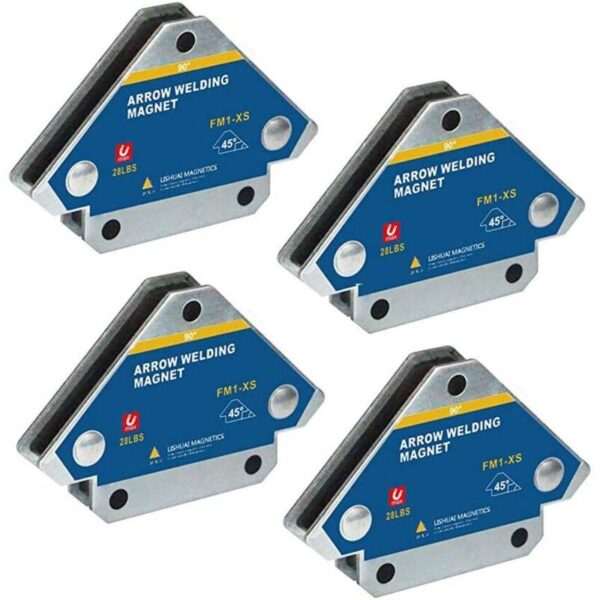 Positionneurs magnétiques 4 pièces avec angles fixes pour assemblage et soudage