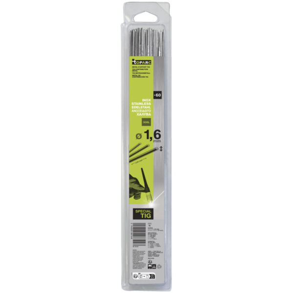 Baguettes TIG inox 308L GYS en lot de 60, diamètre 1,6 mm