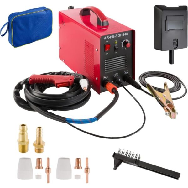 Découpeur plasma AREBOS CUT 40 avec accessoires pour métaux conducteurs