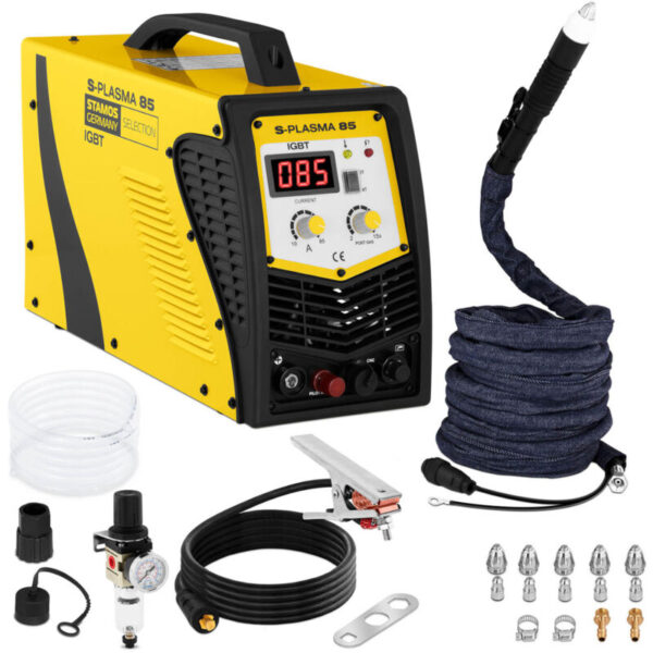 Découpeur plasma STAMOS S-PLASMA 85CNC pour découpe manuelle ou intégration CNC
