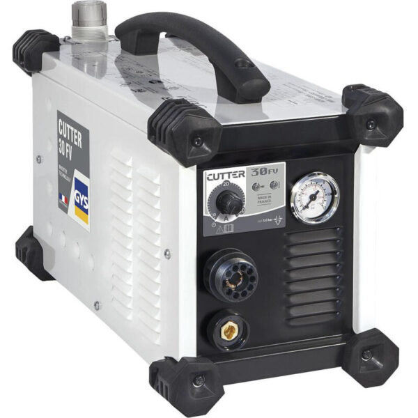 Découpeur plasma GYS Cutter 30 FV avec torche IPT40 et pince de masse