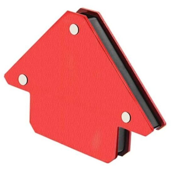 Aimant de soudure ENSOLEILLE rouge avec angles de maintien à 45°, 90° et 135°