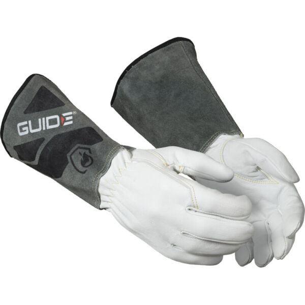 Gants de soudage GUIDE 1270 en cuir de chèvre et revers vachette