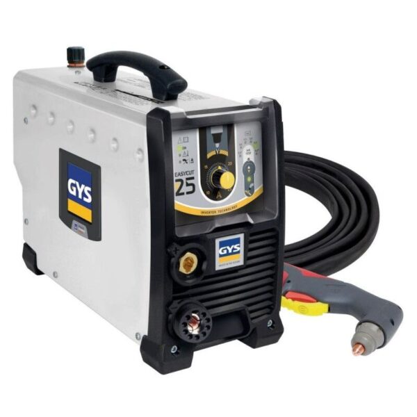 Découpeur plasma GYS Easycut 25 compact avec sa torche de découpe