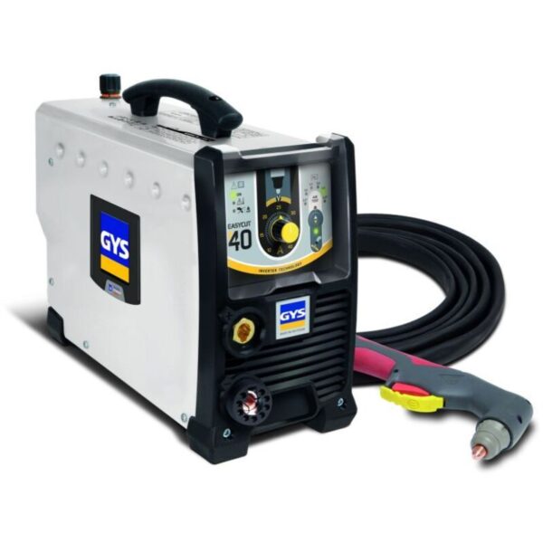 Découpeur plasma GYS Easycut 40 avec torche IPT40 et pince de masse
