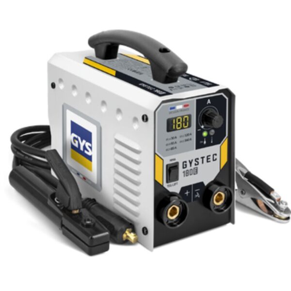 Poste GYS GYSTEC 180E avec écran digital et valise de transport rigide