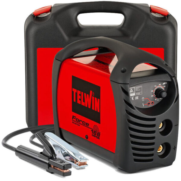 Poste Telwin Force MPGE 168 inverter MMA avec câbles et porte-électrode