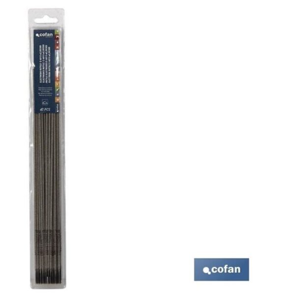 Électrode rutile COFAN E-6013 en blister de 30 unités, diamètre 2,5 mm