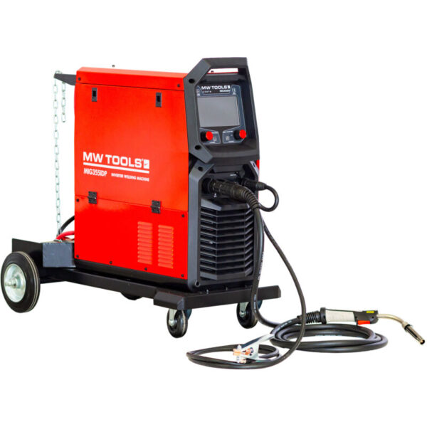 Poste MIG MW Tools MIG355IDP industriel avec écran LCD et torche