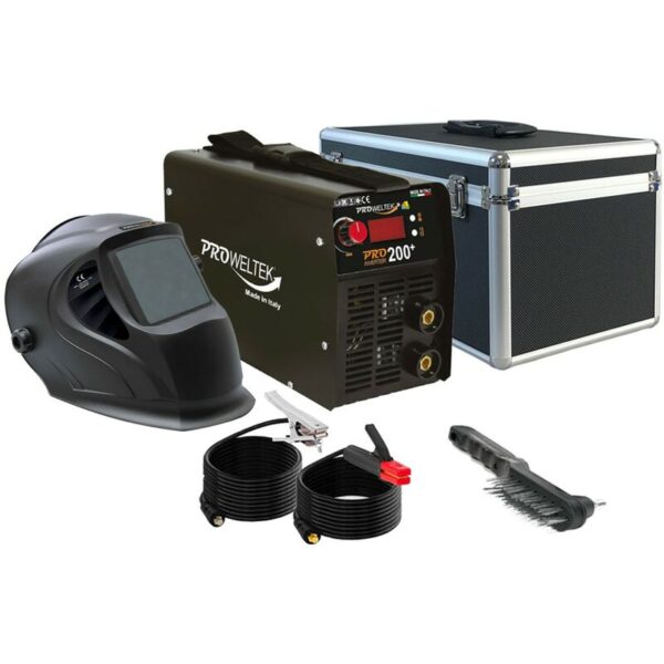 Poste MMA Proweltek PRO200 avec cagoule LCD automatique et mallette