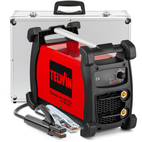 Poste Telwin 186 XT MPGE MMA avec mallette aluminium et accessoires fournis