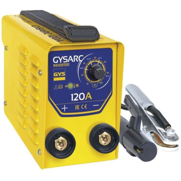 Poste à souder GYSARC 120 MMA compact avec technologie IGBT