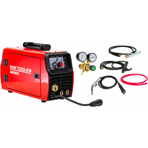 Poste à souder MW Tools MIG202S inverter synergique avec écran LCD