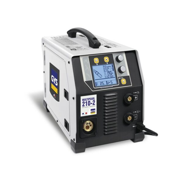 Poste GYS Multi Pearl 210-2 multiprocédé avec écran LCD en atelier
