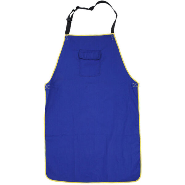 Tablier de soudure FLAMMKRAFT avec sangle réglable et poche poitrine