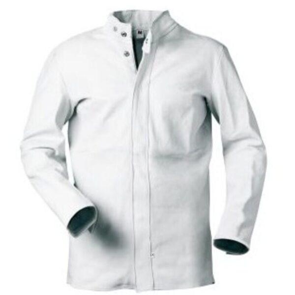 Veste de soudeur CRAFTLAND en cuir pleine fleur, taille XXL naturelle