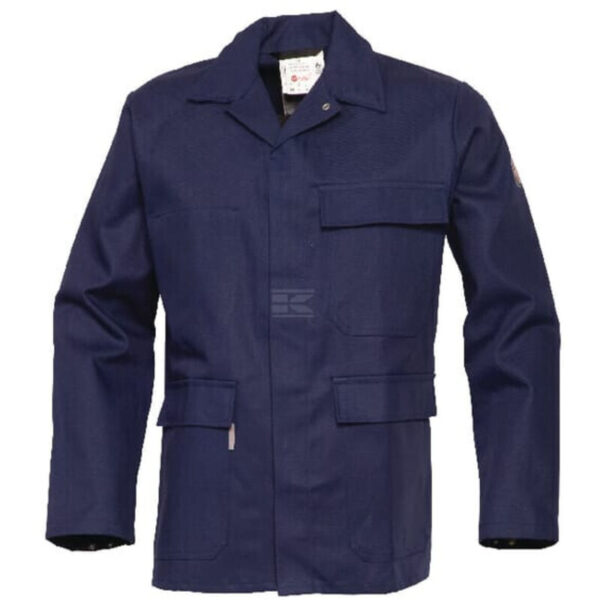 Veste de soudure HAVEP 3153ME100H52 bleu marine en textile mélangé