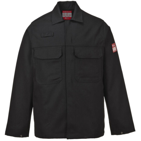 Veste de soudure Portwest BIZ2BKRL en coton avec poignets réglables