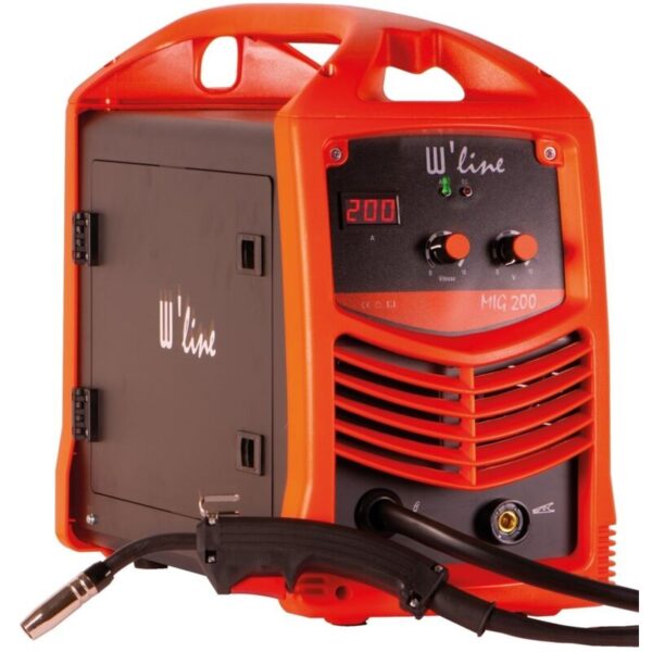Poste à souder Weld'line MIG 200 portable avec écran digital et torche intégrée